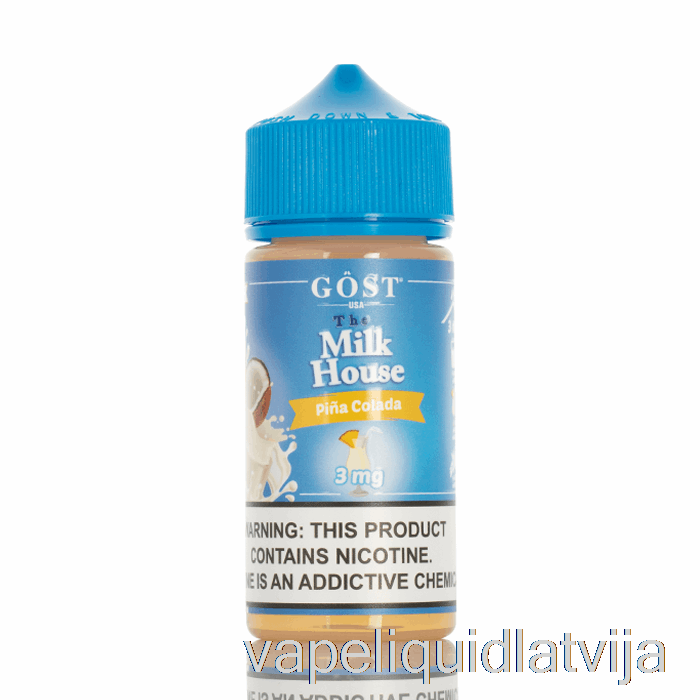 Pina Colada - Piena Māja - Gost Tvaiki - 100ml 0mg Vape šķidrums